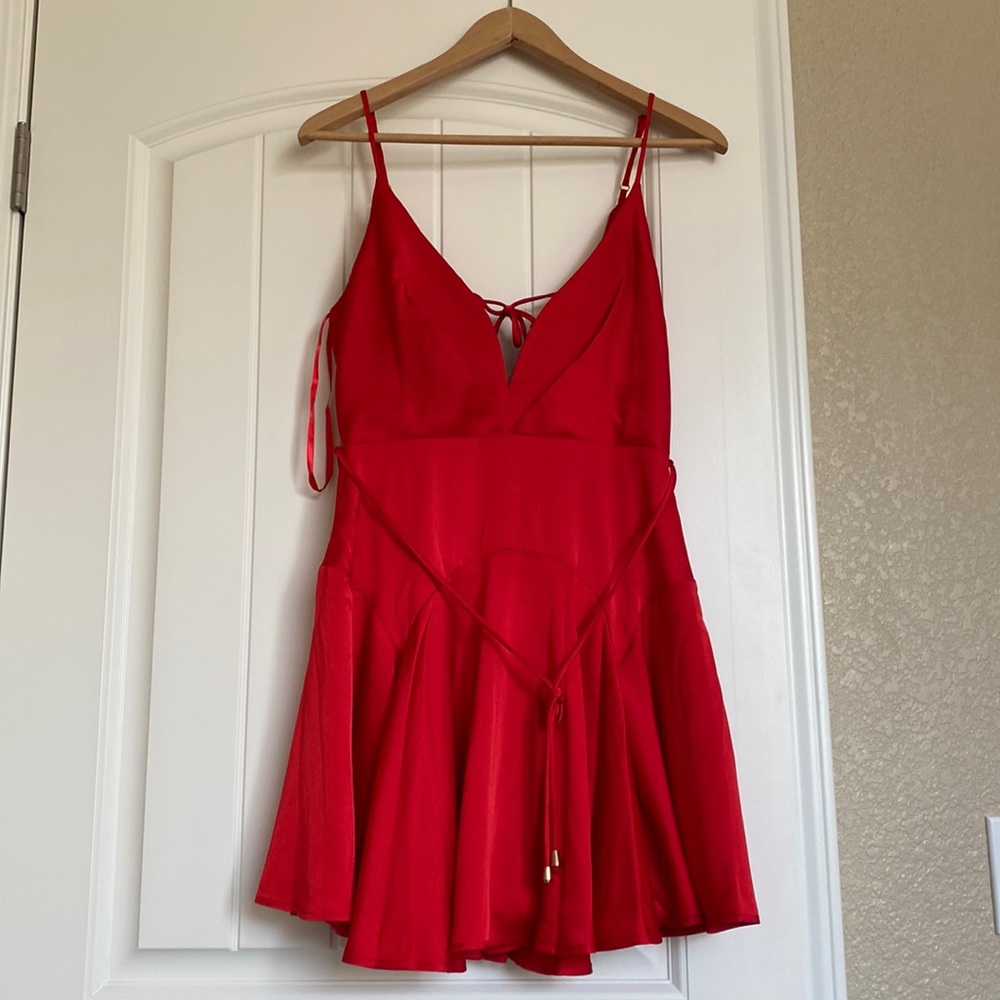 Angel Biba Red Mini Dress